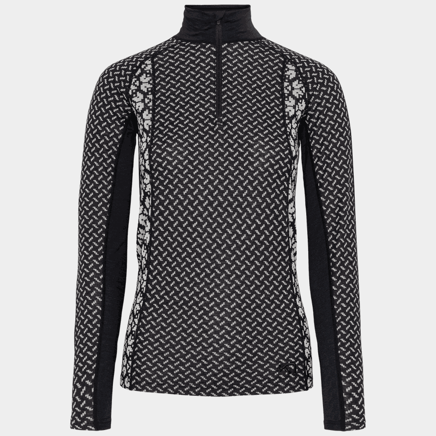 Lekker Half Zip, ulltröja, dam - full image 1