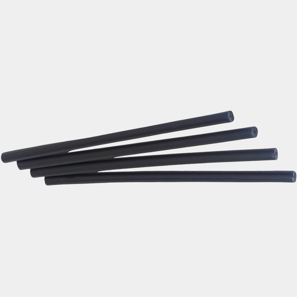 Acc T1716 P-stick black, 4 pcs 24/25, 4 pcs 25/26, polyesterstavar för lagning av repor i belag - full image 1