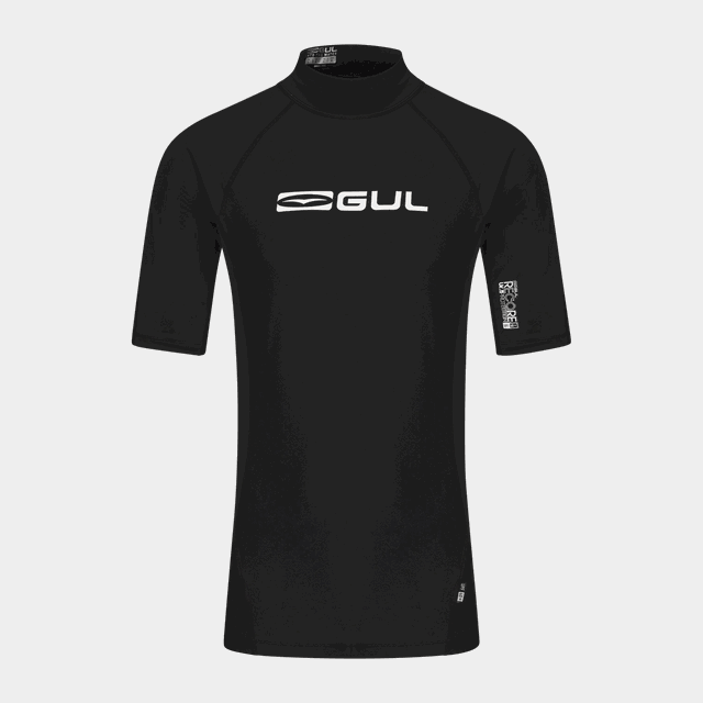 Rash Vest Short Sleeve, badtröja, herr - Badkläder