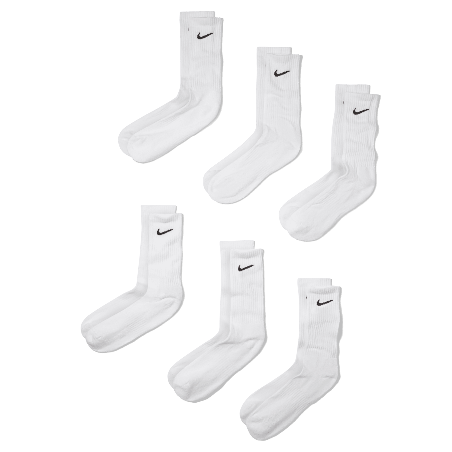 6Pk Nike Everyday Cushioned, strumpor