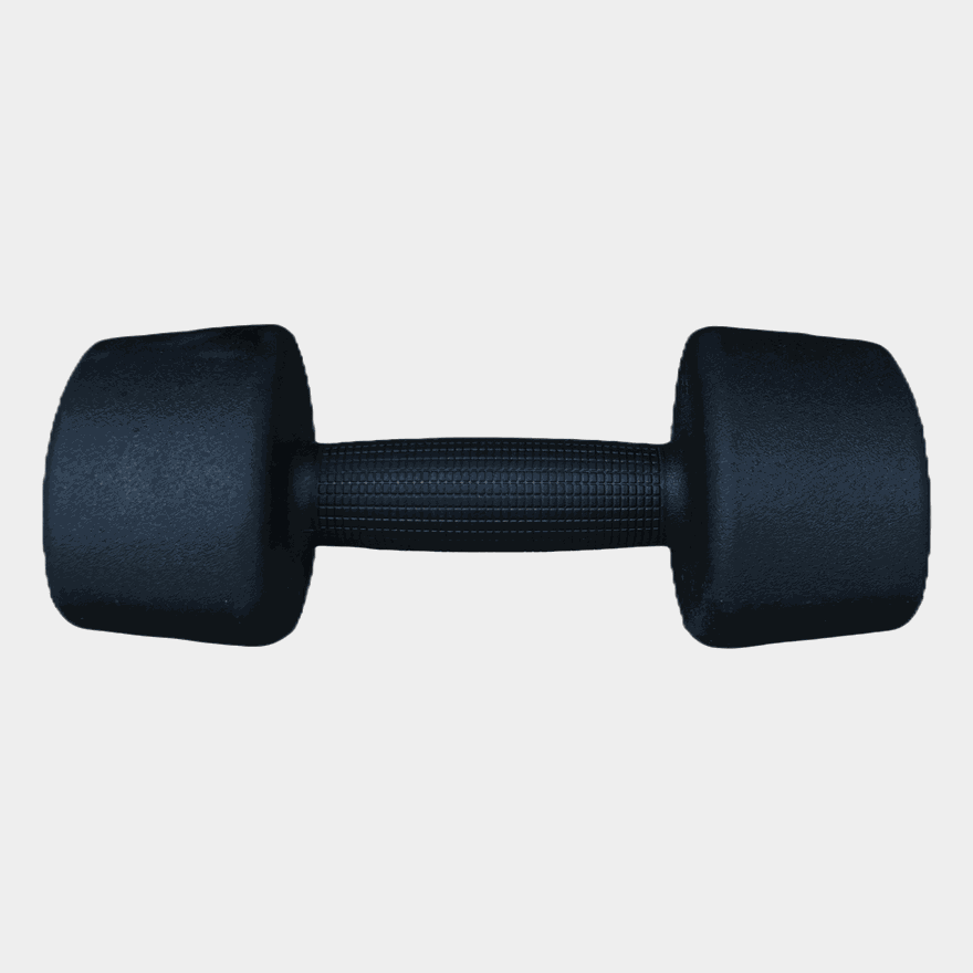 Pro Dumbbell 7kg Rubber, hantel - full image 2