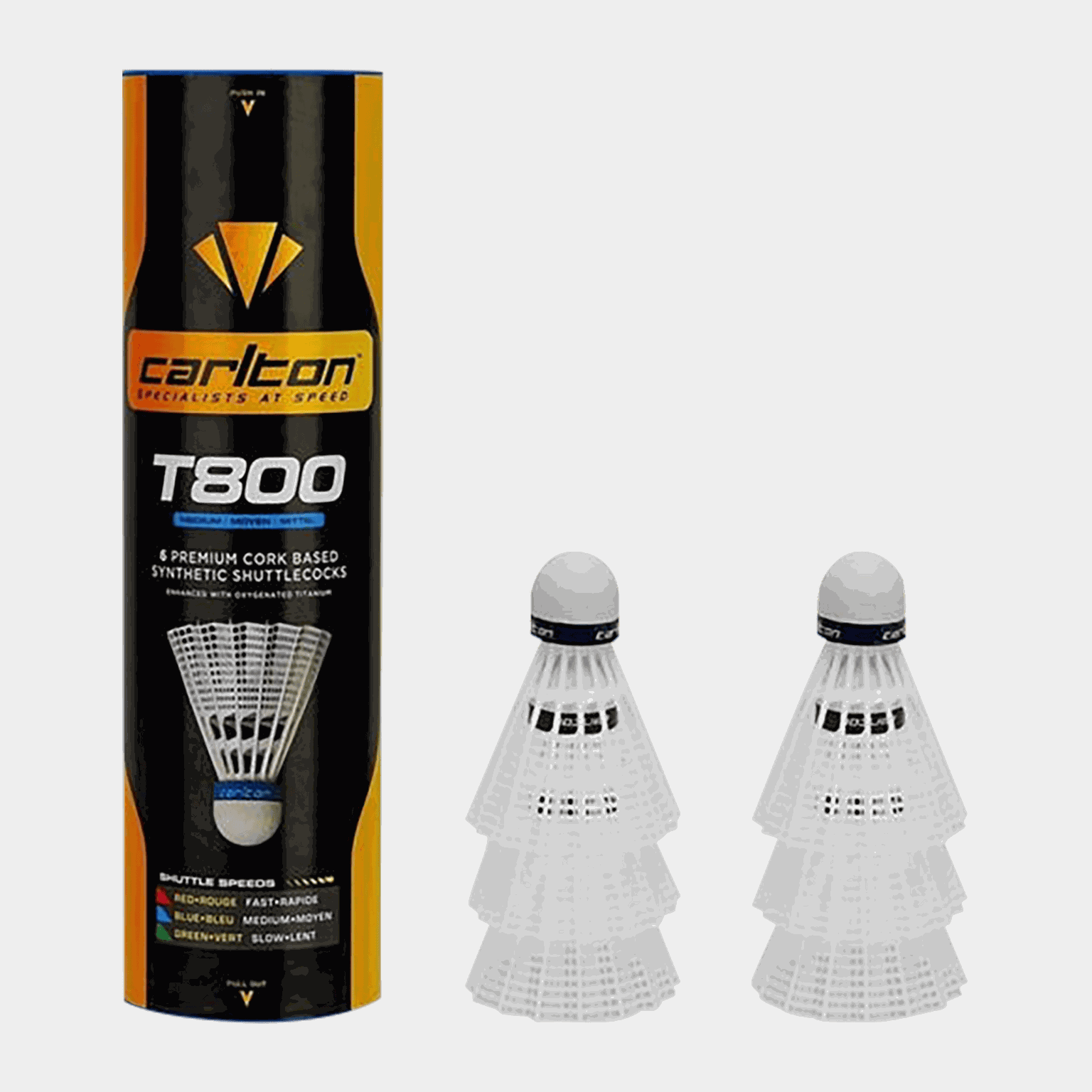 T800 Shut 6Pk, badmintonbollar - full image 3