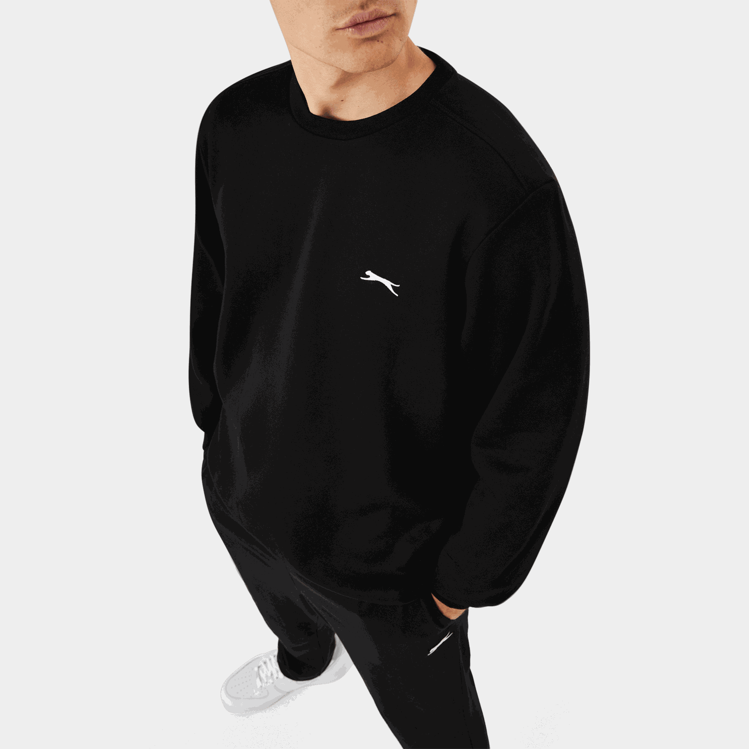 Fleece Crew Sweater, tröja, herr - full image 1