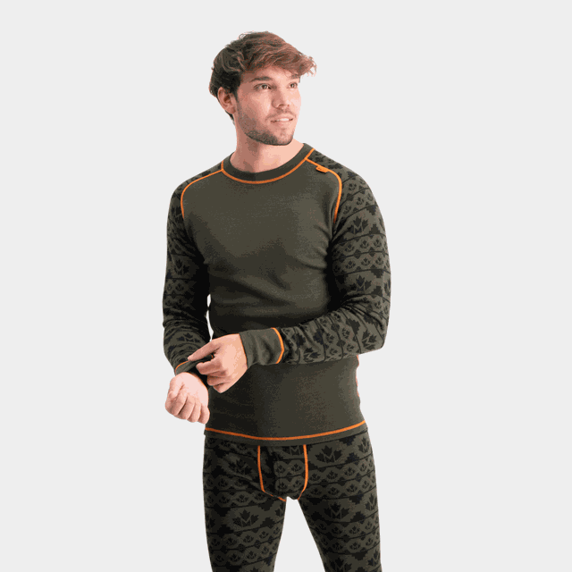 Yukon 2-layer Wool Pullover, underplagg i ull, tröja - Jaktkläder