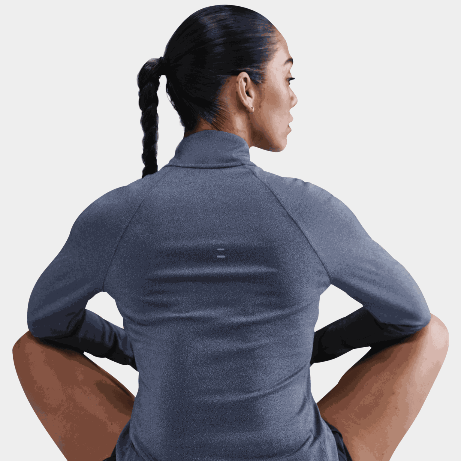 Tempo Dri-FIT 1/4 Zip Top, träningströja, dam - full image 2