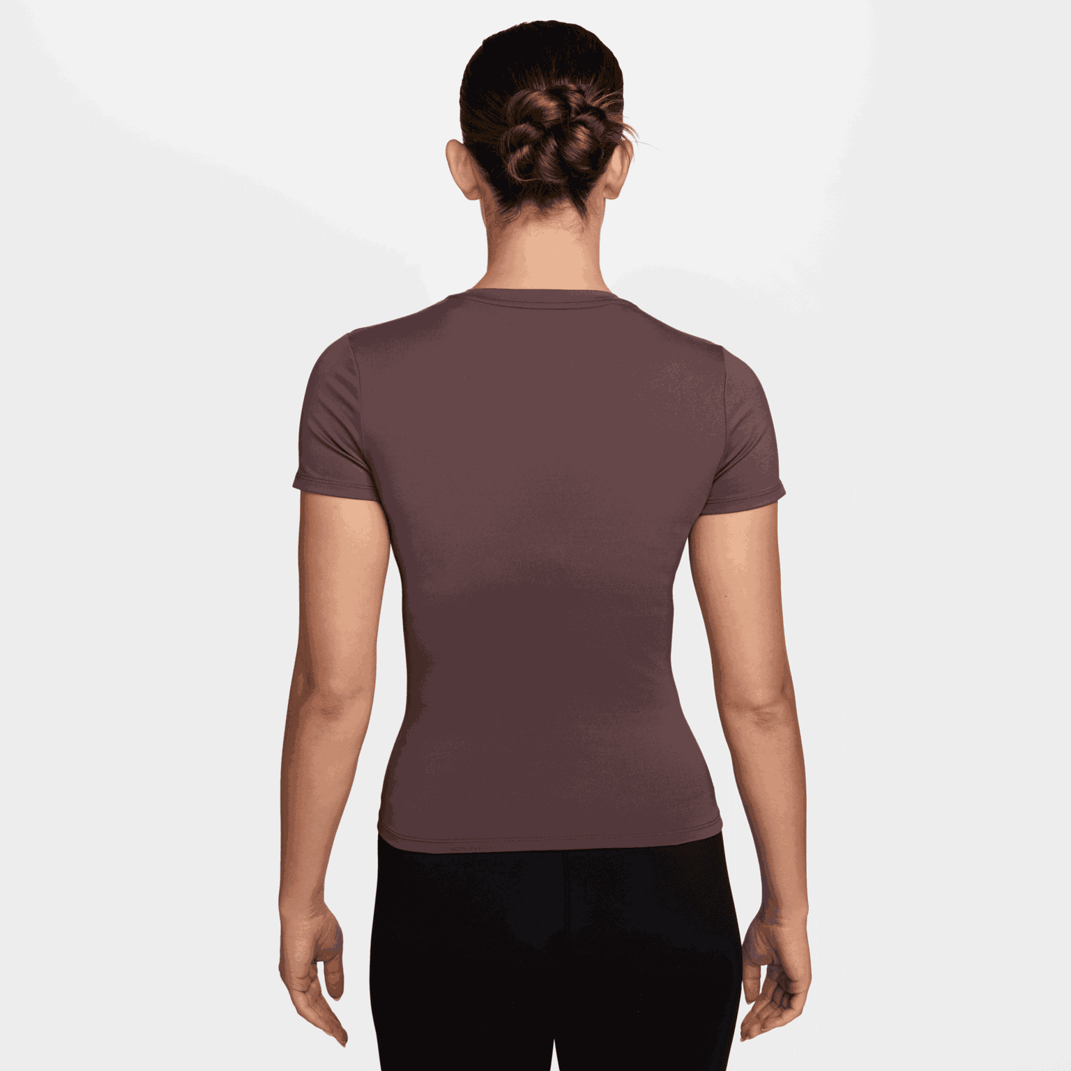One Fitted Dri-FIT Short Sleeve Top, t-shirt, dam - full image 3