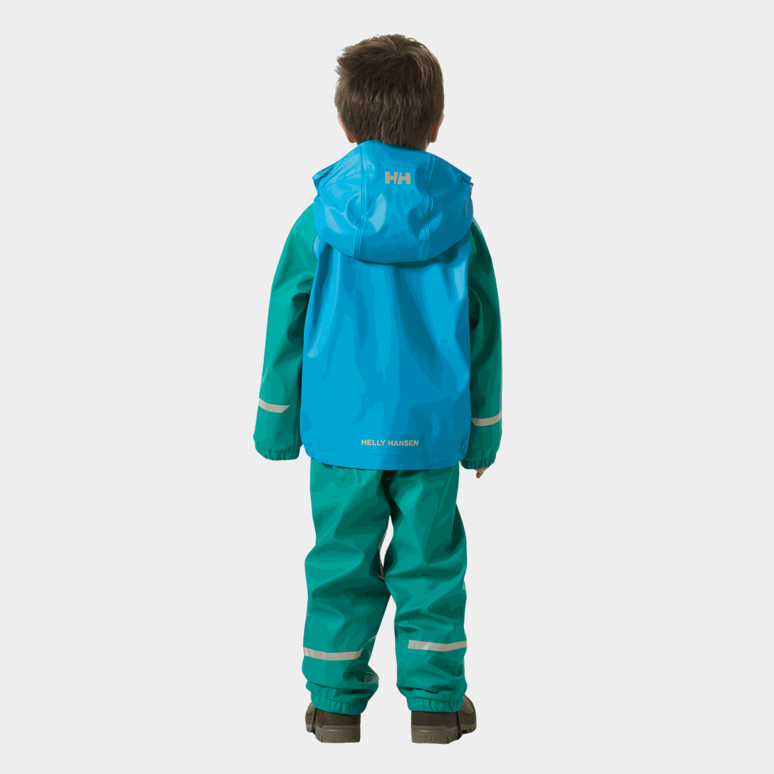Bergen Fleece PU Rainset 2.0, regnställ barn - full image 2