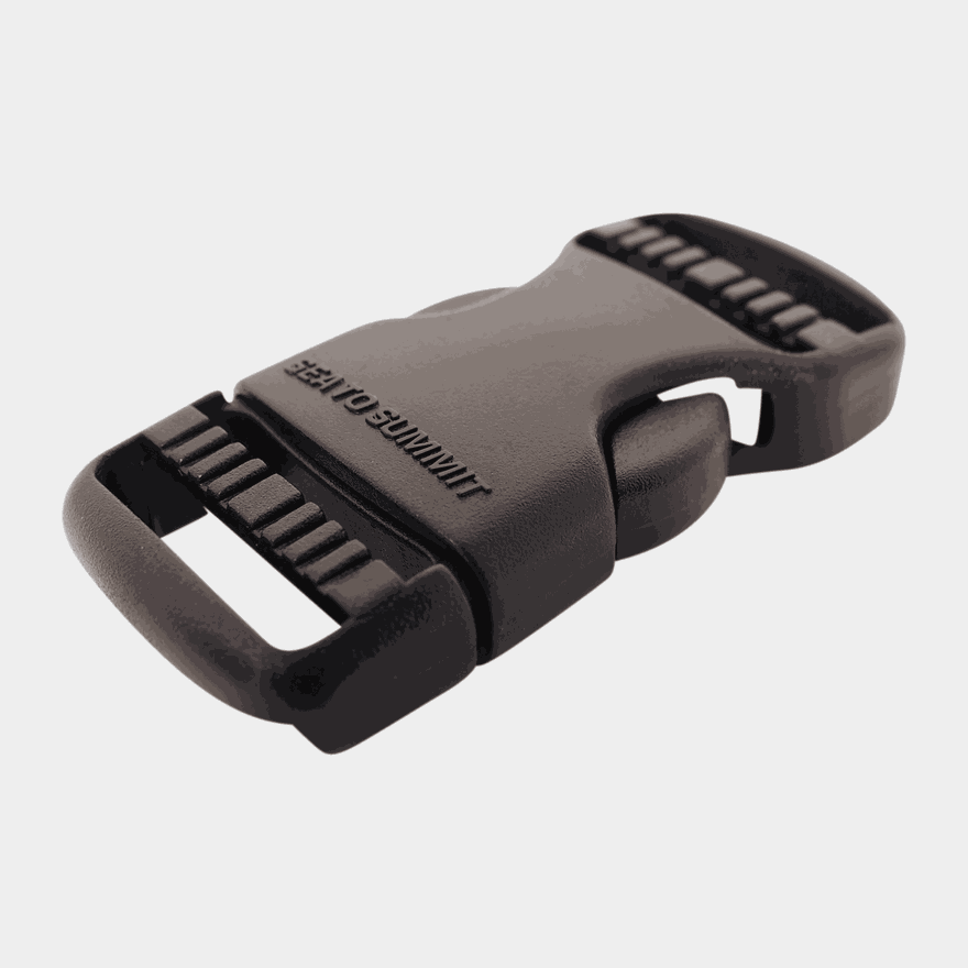 Buckle 25Mm Side Release Black, reservclips - full image 1