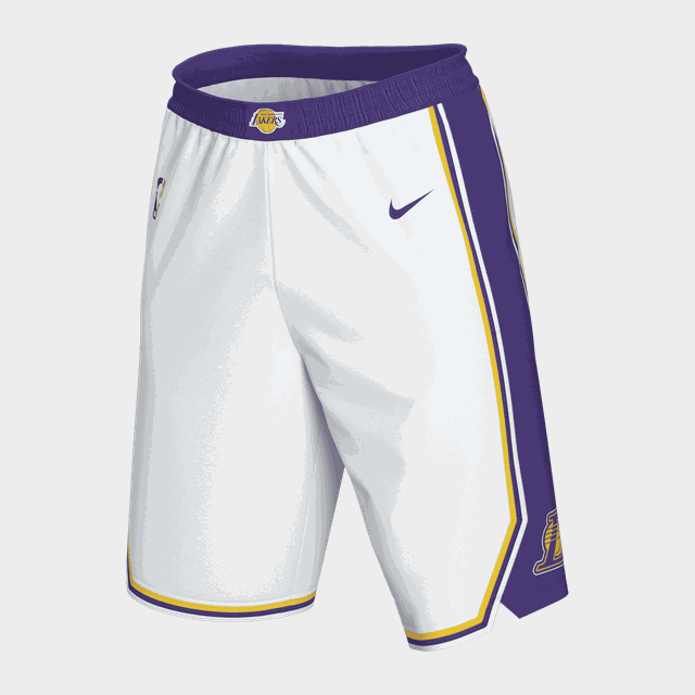 Los Angeles Lakers Swingman Shorts, basketshorts, vuxen - Fritidsshorts