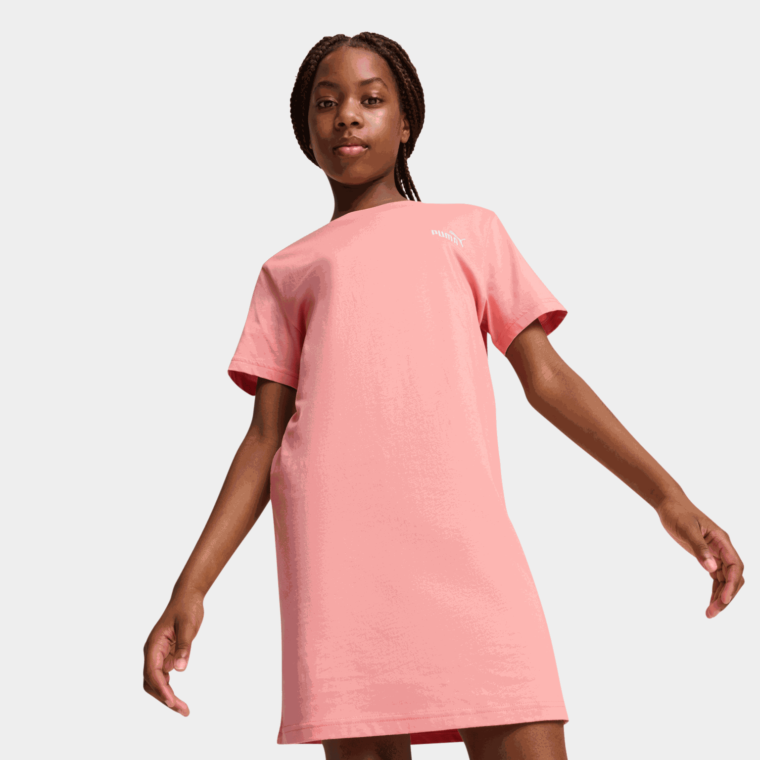 ESS Small No. 1 Logo Shortsleeve Dress G, klänning, junior - full image 1