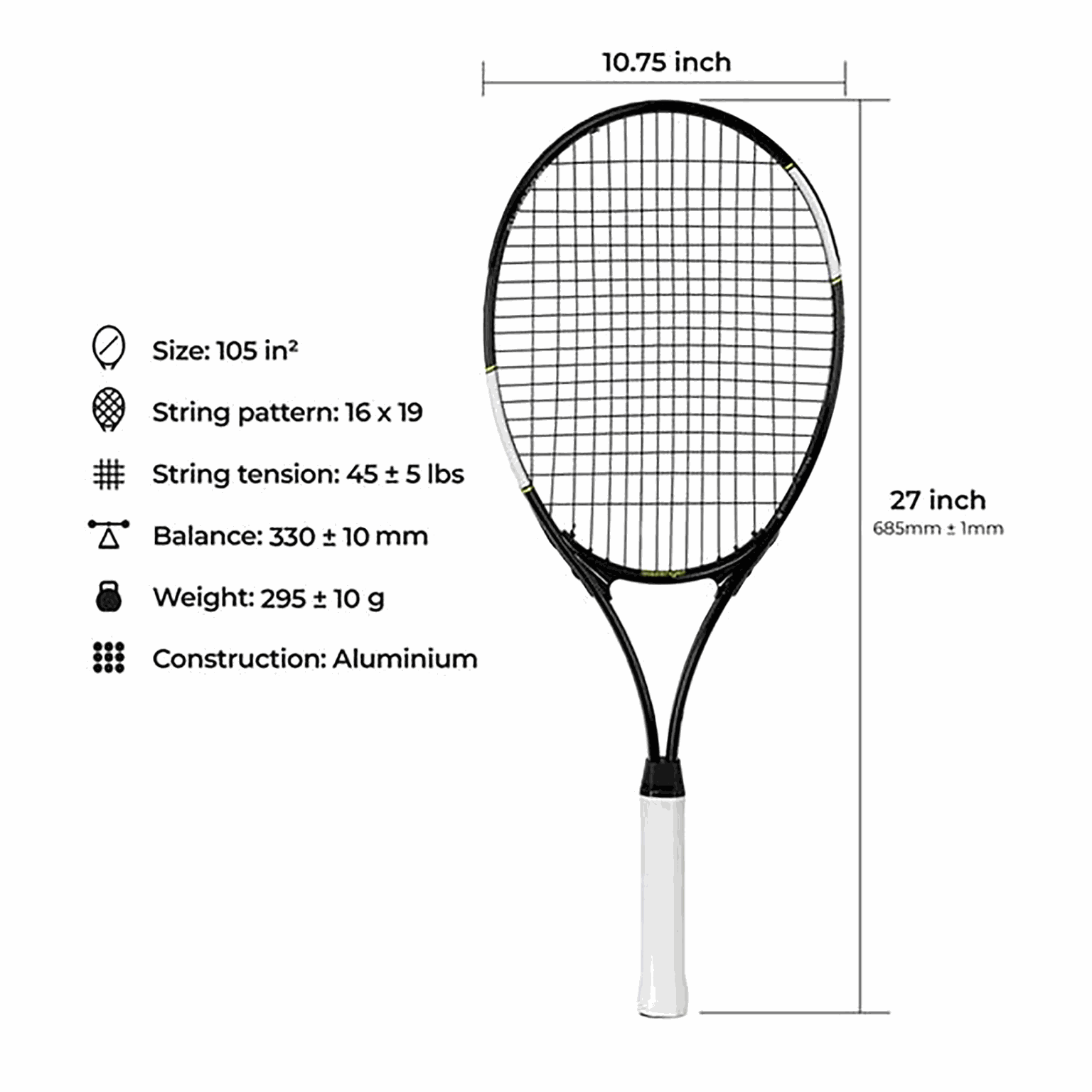 Smash Tennis Racket, tennisracket och - full image 2