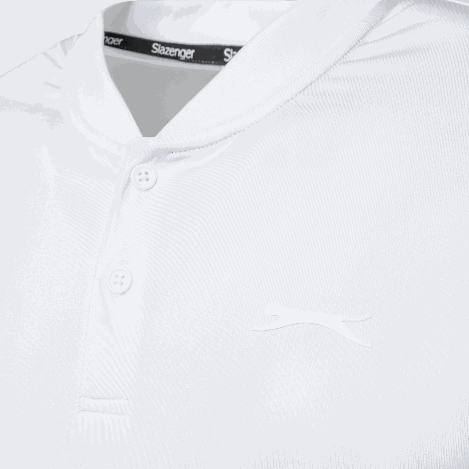Collarless Polo Shirt Mens, pikétröja, herr - full image 4