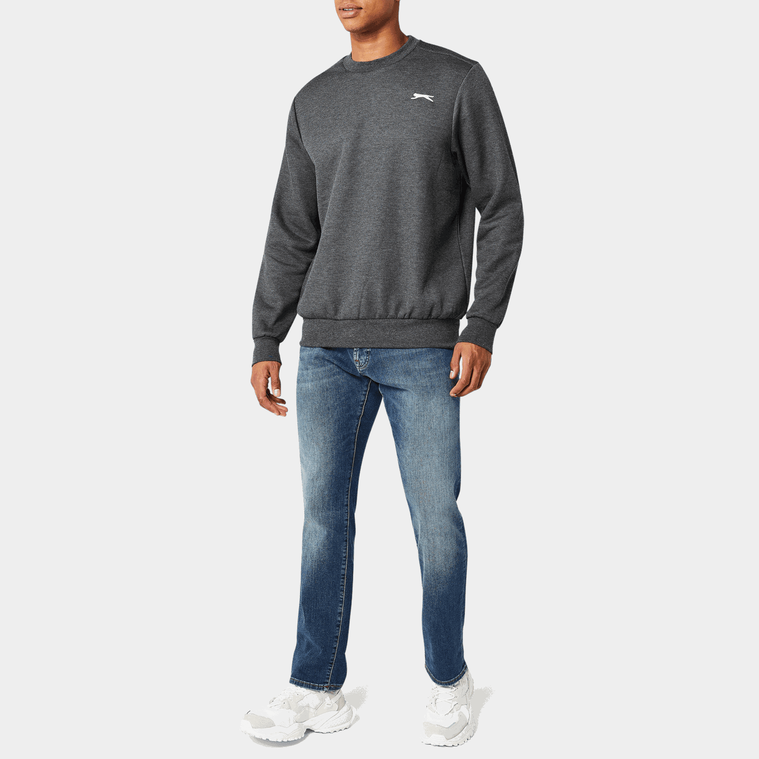 Fleece Crew Sweater, tröja, herr - full image 1