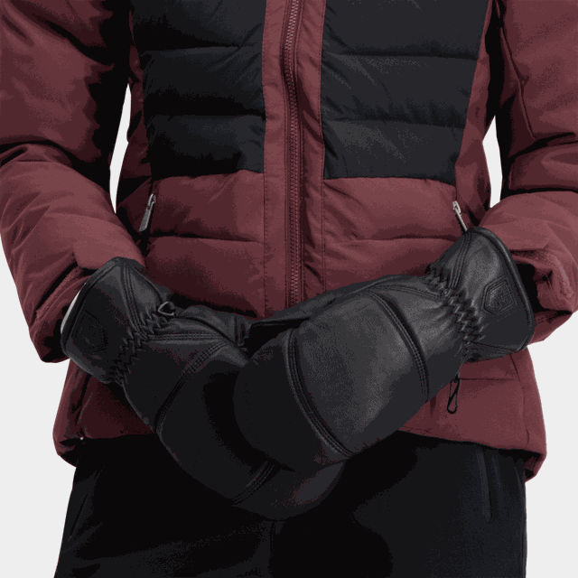 Leather Box Mittens, handske - Skinnhandskar