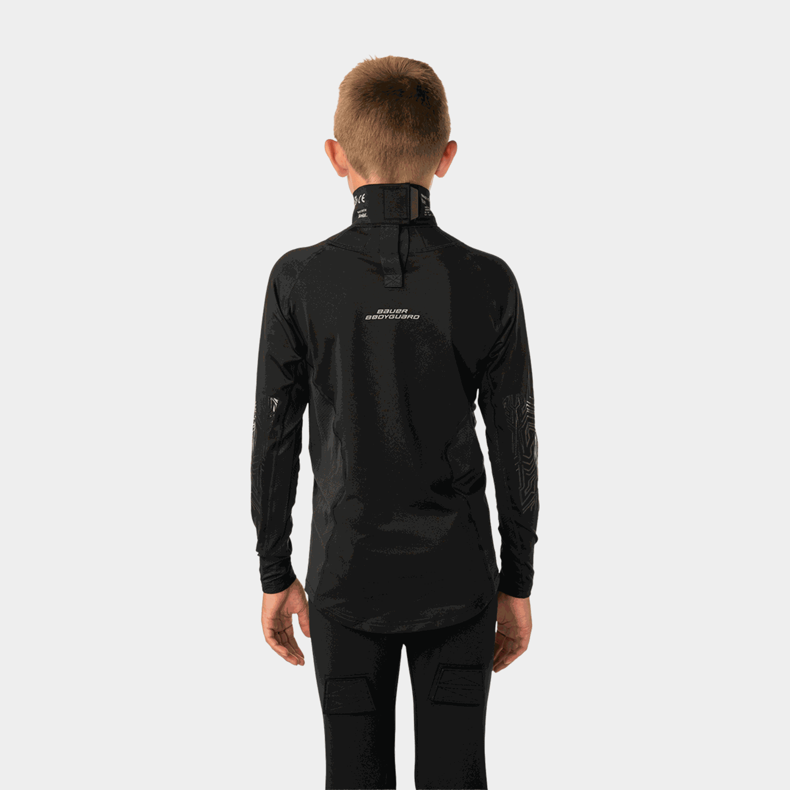 S25 Bauerbodyguard Neckprotectshirt Yth 26/27, skyddsdräkt, barn - full image 4