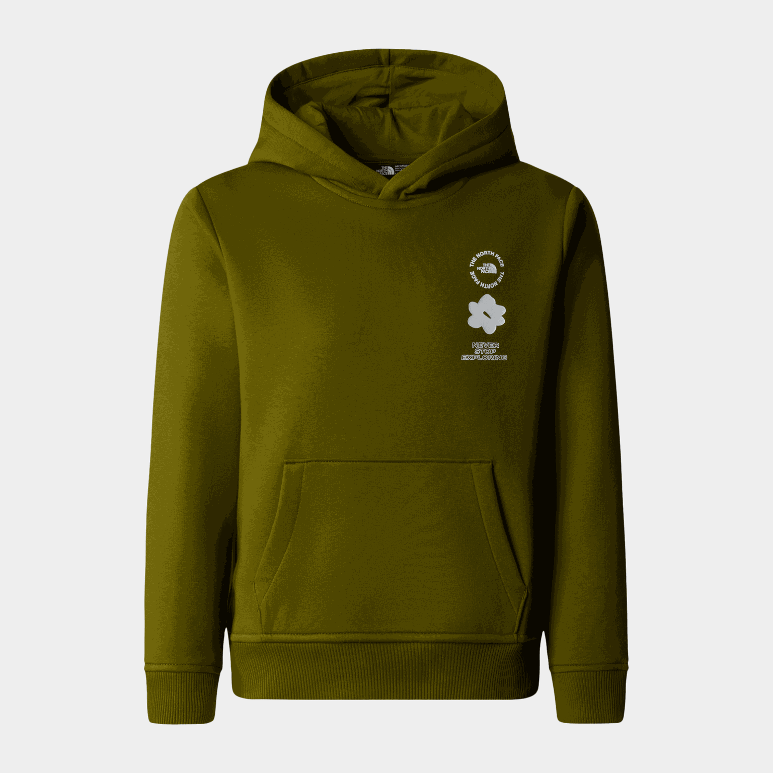 G Flower Graphic Relaxed Hoodie - full image 1