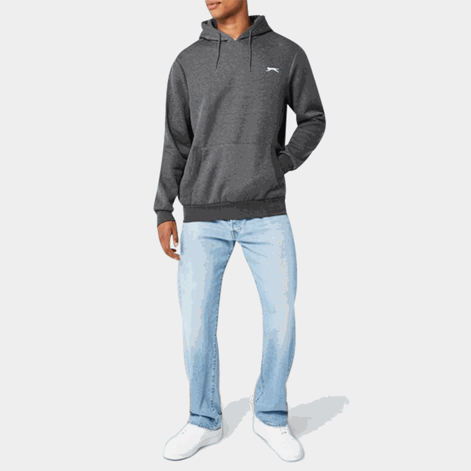 Fleece Hoodie, huvtröja, herr - full image 2