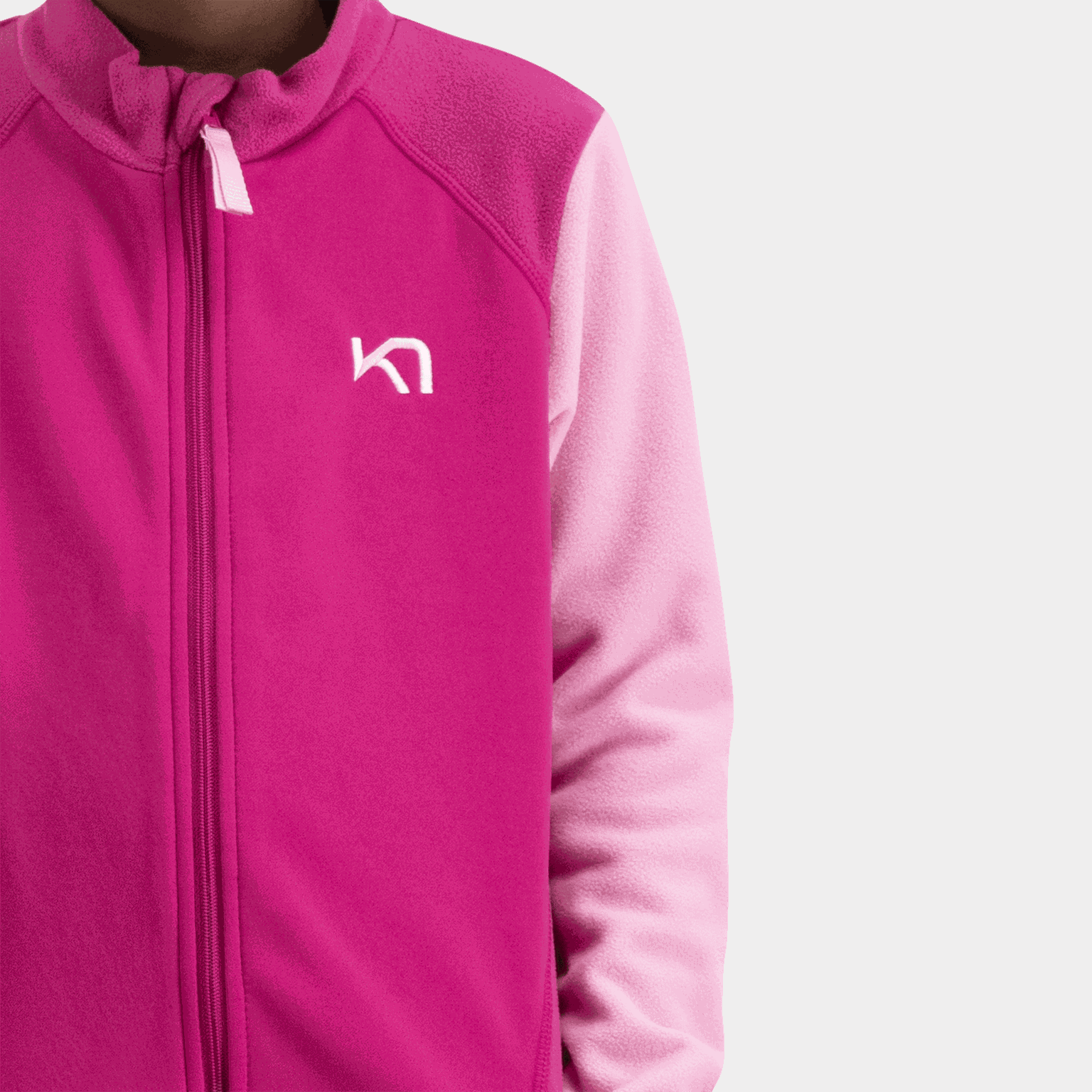 Full Zip Fleece Jacket, fleecejacka, barn - full image 3