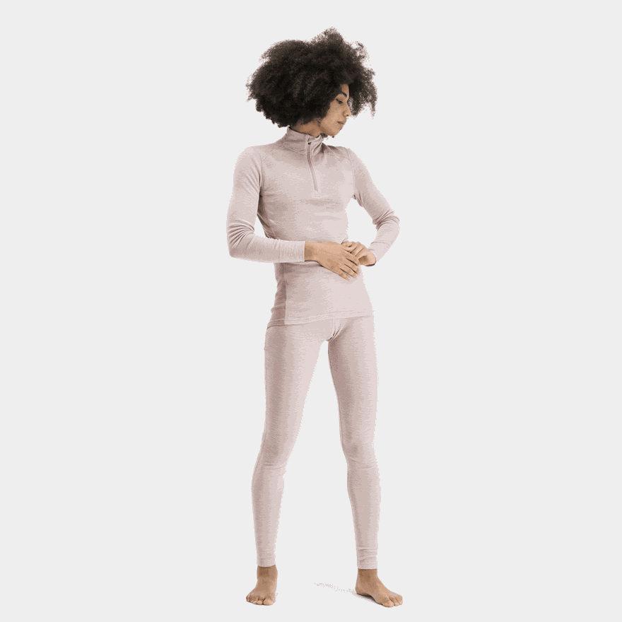 Rav 100% Turtle Neck Half Zip, ulltröja dam - full image 3