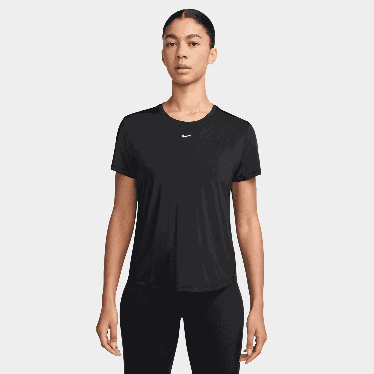 One Fitted Dri-FIT Short Sleeve Top, t-shirt, dam - full image 1