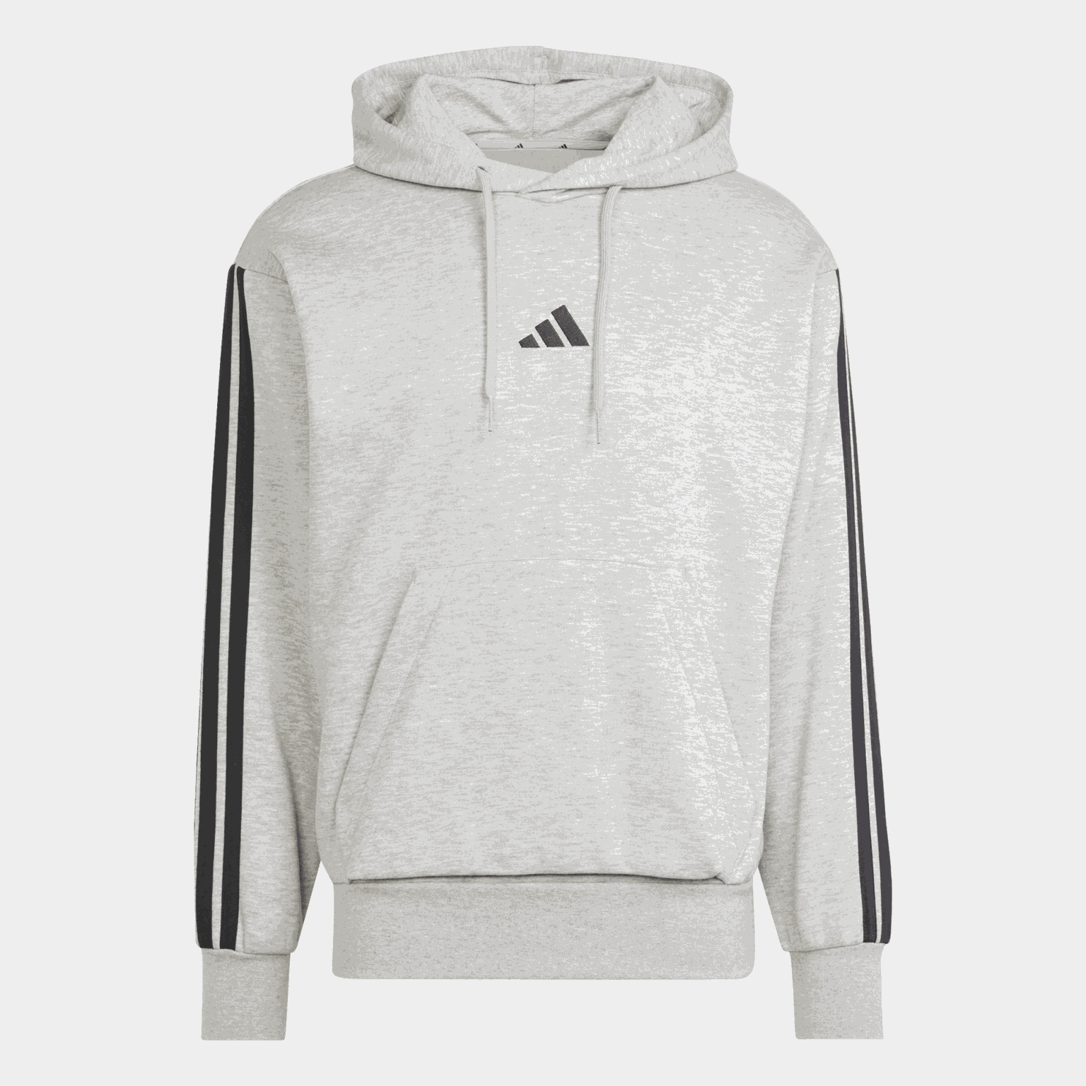 Essentials 3-Stripes Fleece Hoodie, huvtröja, herr - full image 1