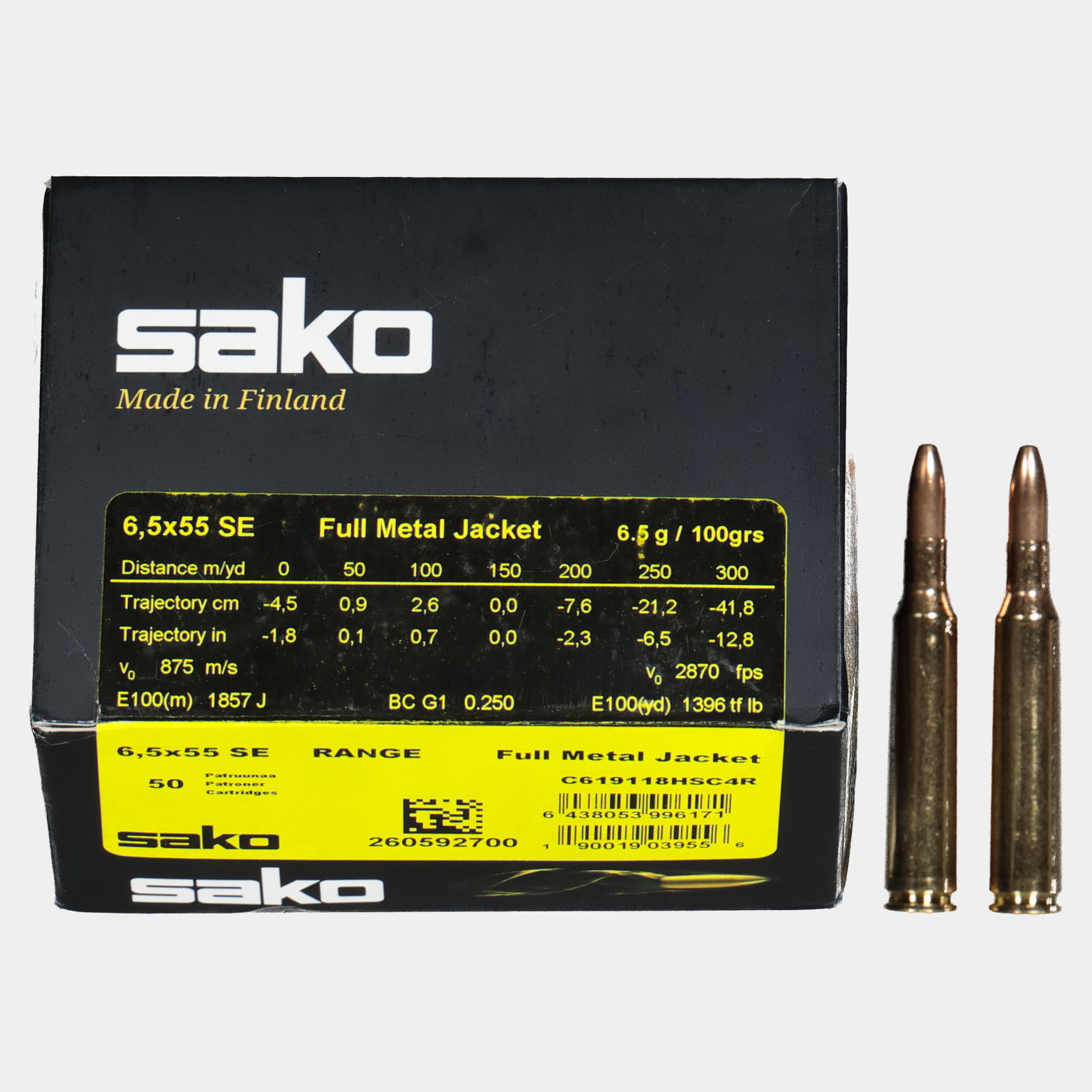 Range Speedhead 6.5/100 FMJ Range 6, 5x55, ammunition - full image 1