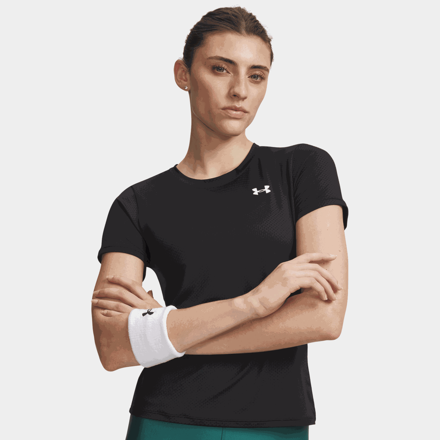 Tech Mesh Short Sleeve Tee, träningströja, dam - full image 1