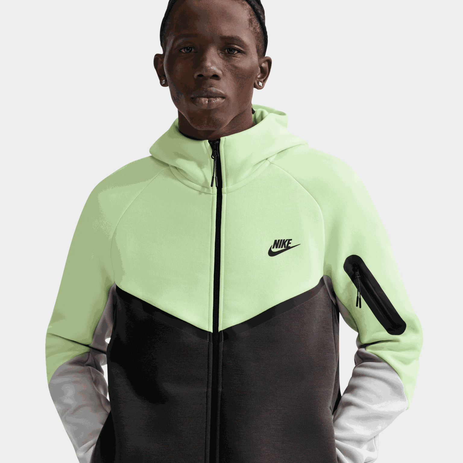 Tech Full-Zip Windrunner, huvtröja, herr - full image 3