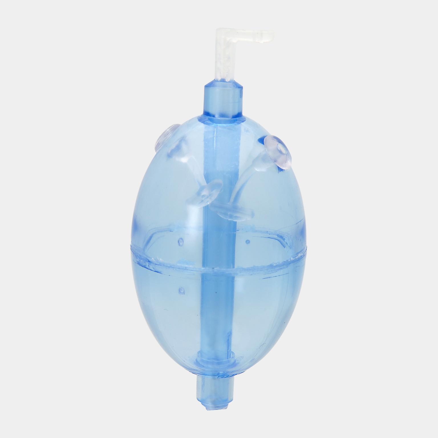 Oval Justerbar 45mm 2-p Transparent, plastkula - full image 1