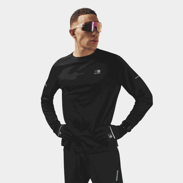 Run Long Sleeve Top, träningströja, herr - Träningströjor