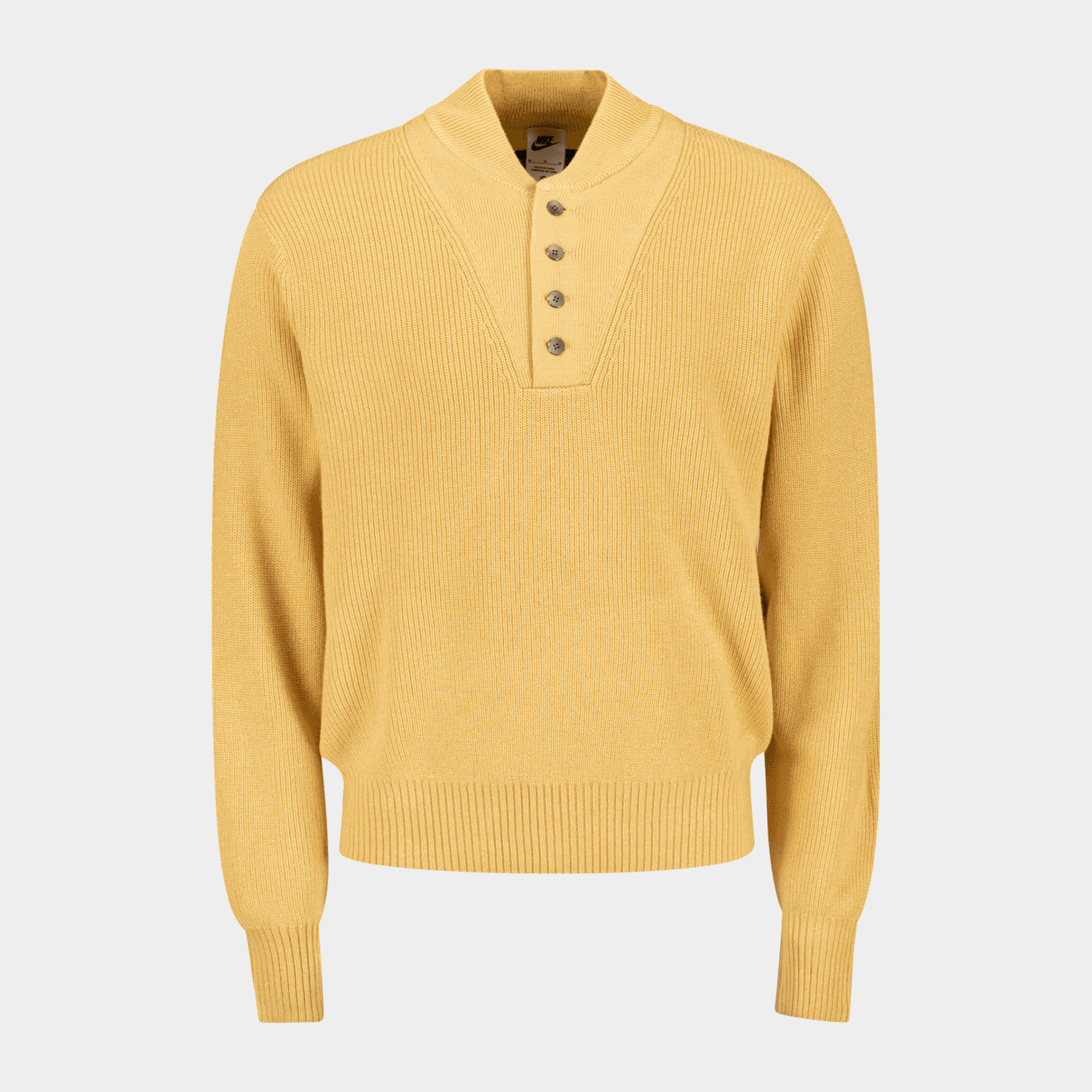 Nl Military Henley Sweatr Ls - full image 2