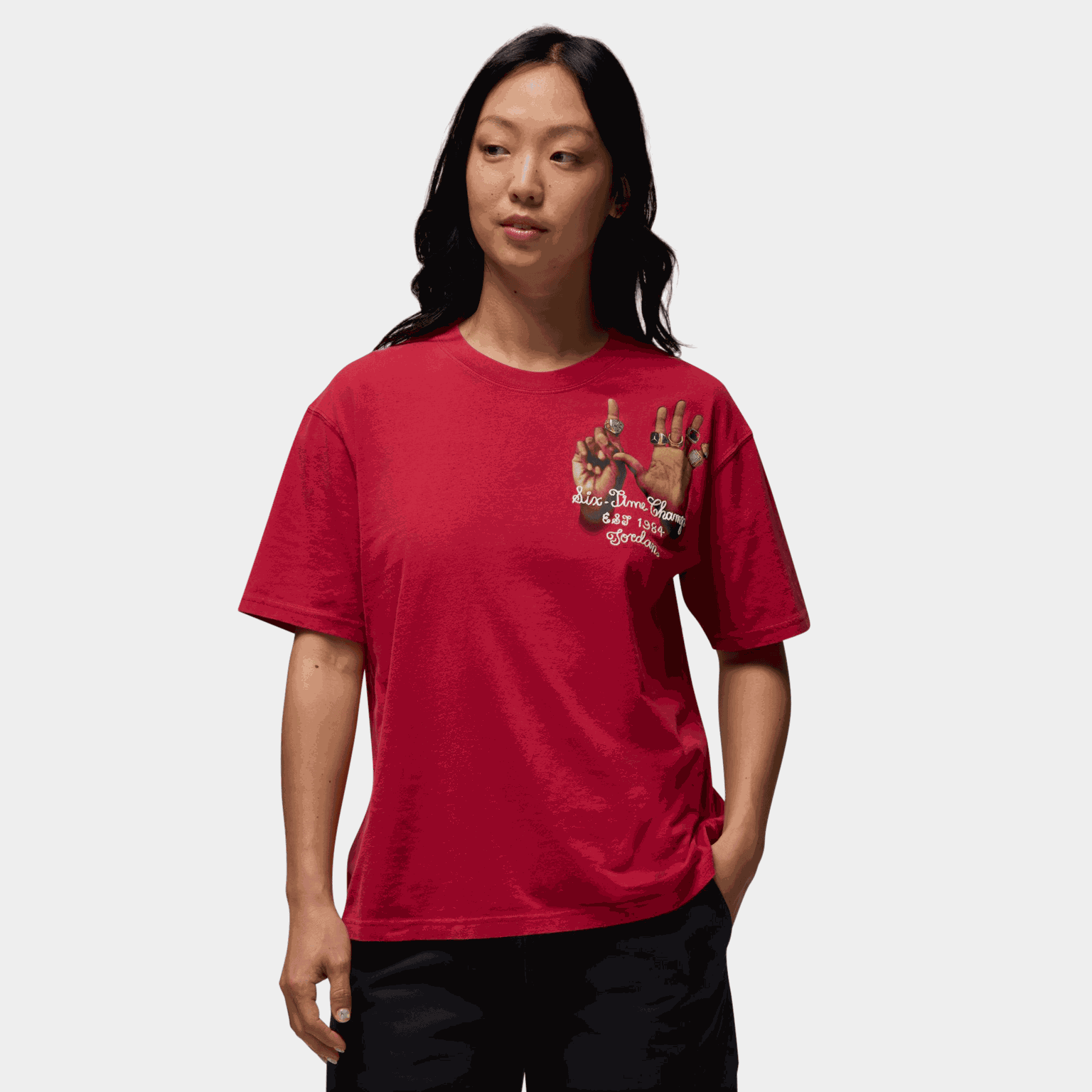 J Ss Gf Gfx Tee 6Rng, t-shirt, dam - full image 1