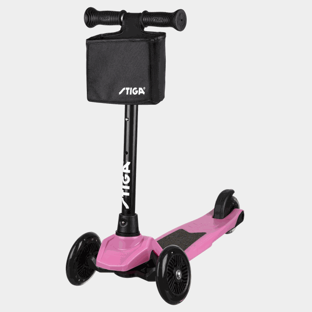 MiniKick Supreme+ 2 Pink 3W Scooter, sparkcykel, barn - Sparkcykel