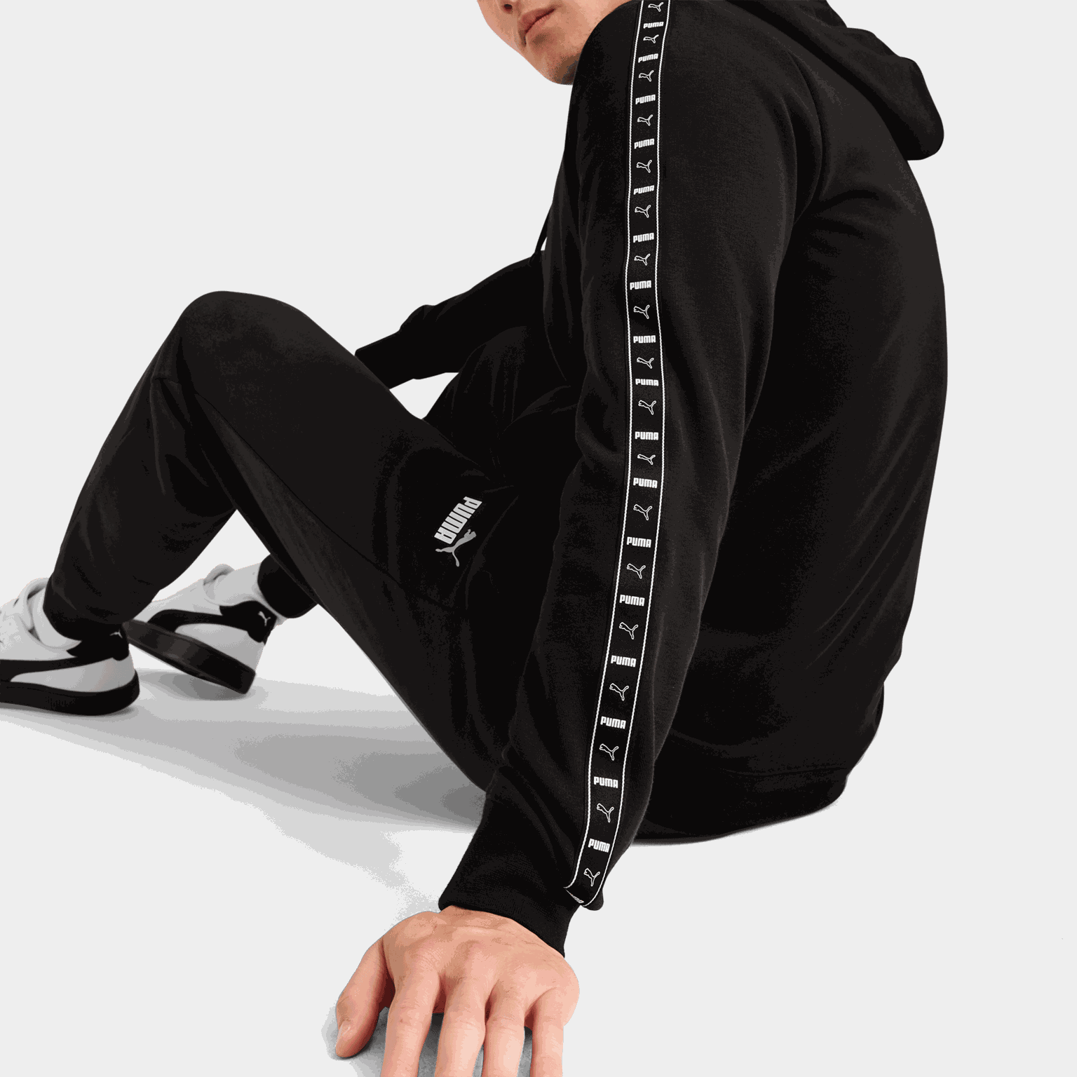 ESS Tape Full-Zip Hoodie, huvjacka, herr - full image 4