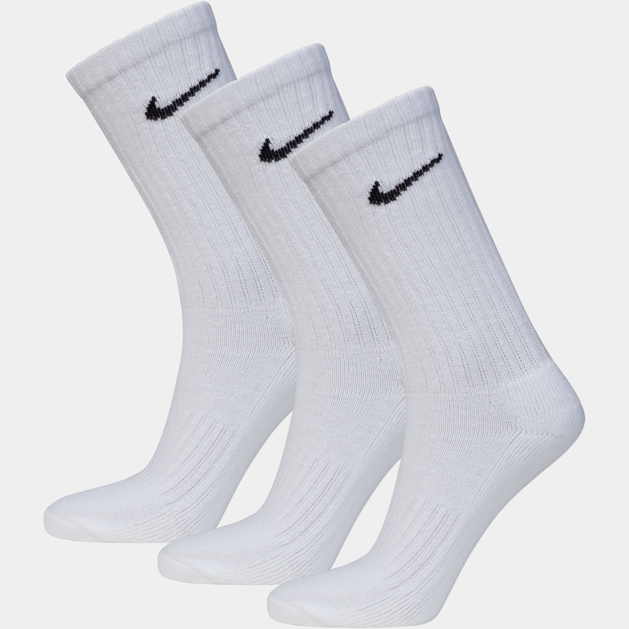 3PK Cushioned, höga träningsstrumpor - Bomullsstrumpor