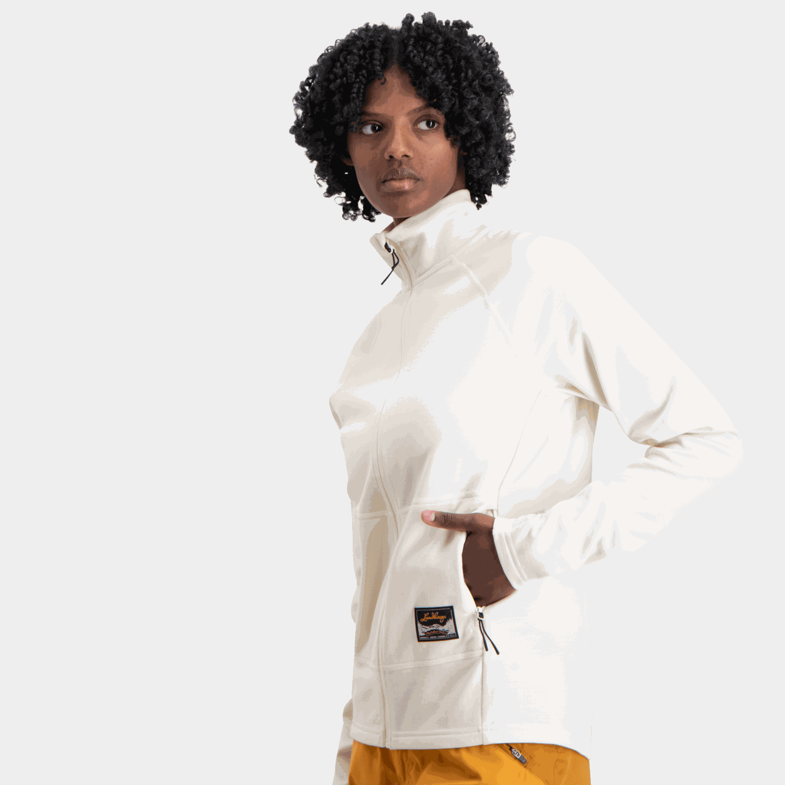 Tived Merino Full Zip ulljacka, dam - full image 3