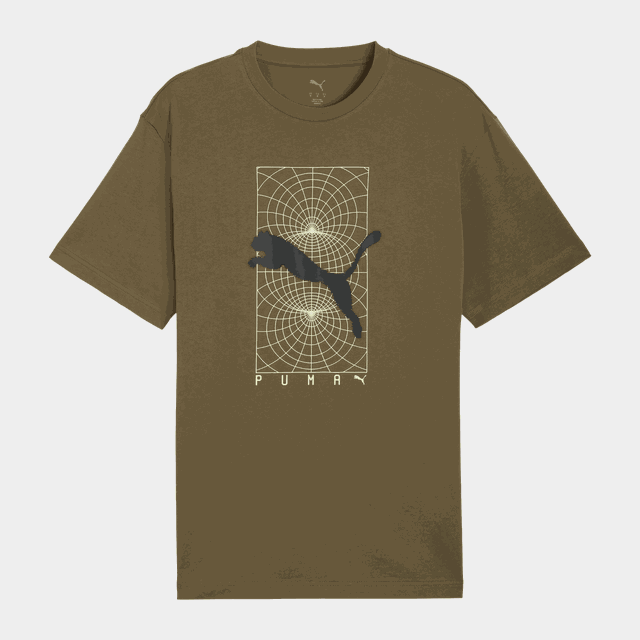 PUMATECH Relaxed Graphic Tee, t-shirt, herr - Fritids-T-Shirt