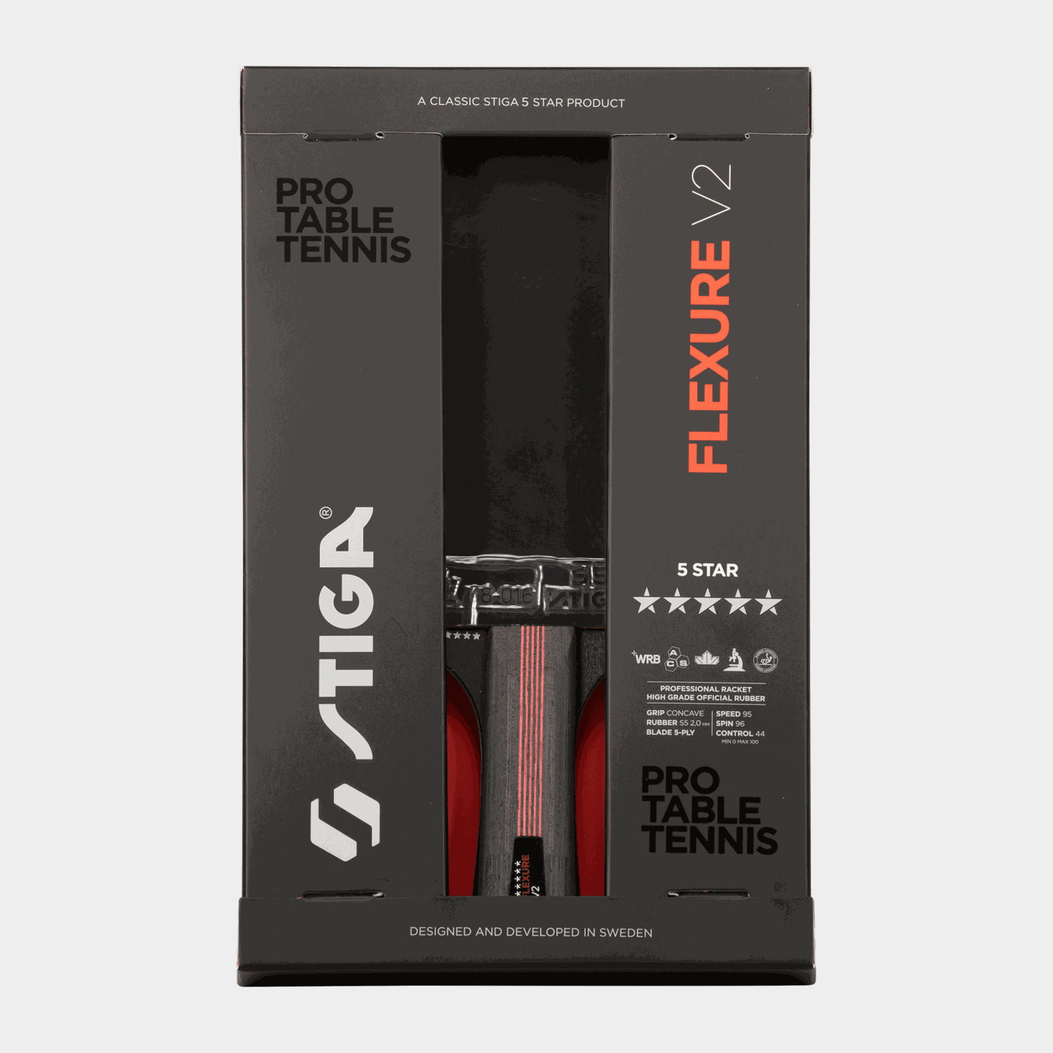 Bat Flexure V2, 5-X, bordtennisracket - full image 4