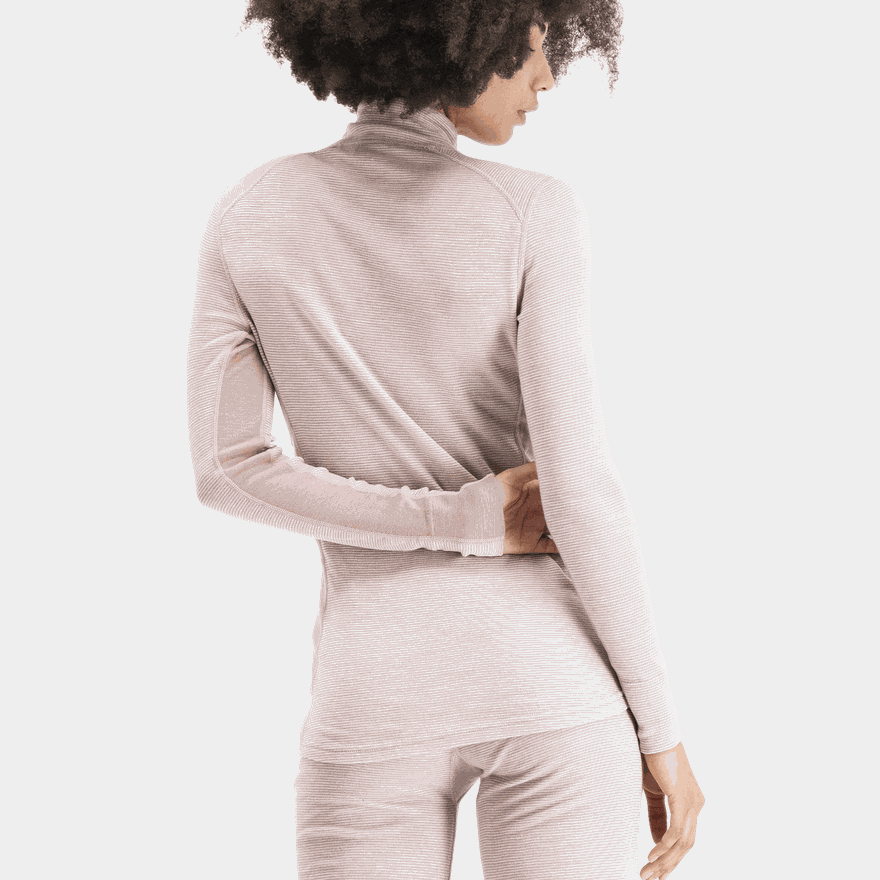 Rav 100% Turtle Neck Half Zip, ulltröja dam - full image 2