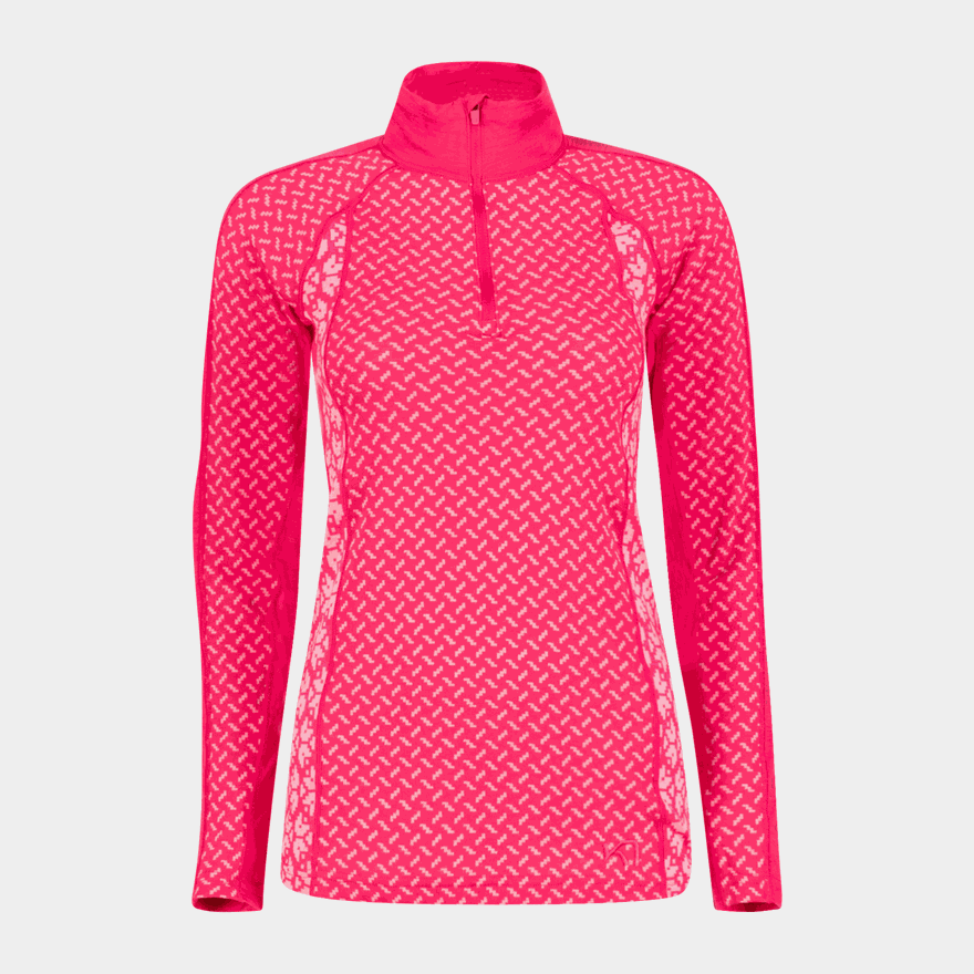 Lekker Half Zip, ulltröja, dam - full image 1