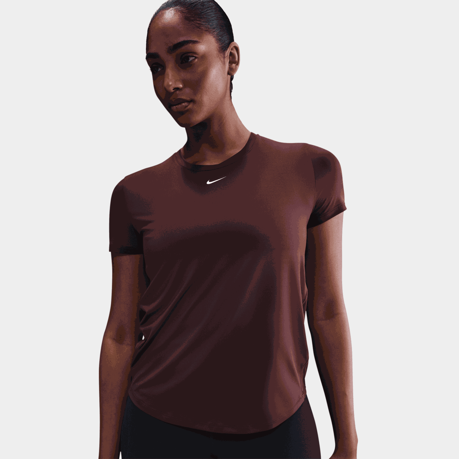 One Fitted Dri-FIT Short Sleeve Top, t-shirt, dam - full image 1