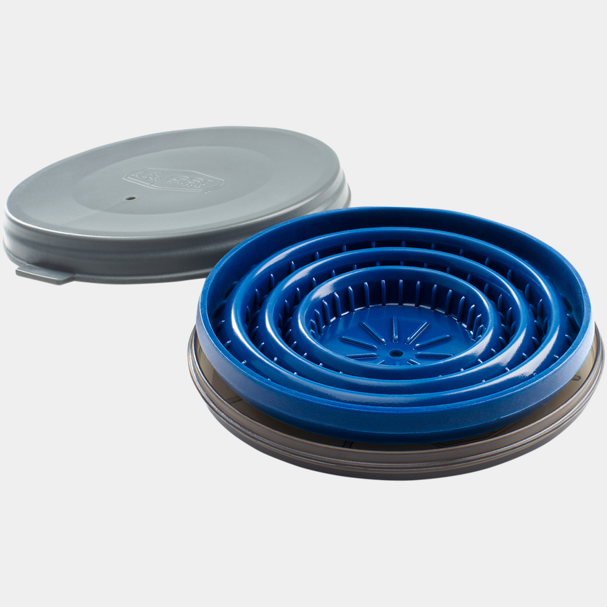 Collapsible Java Drip Blue - full image 2