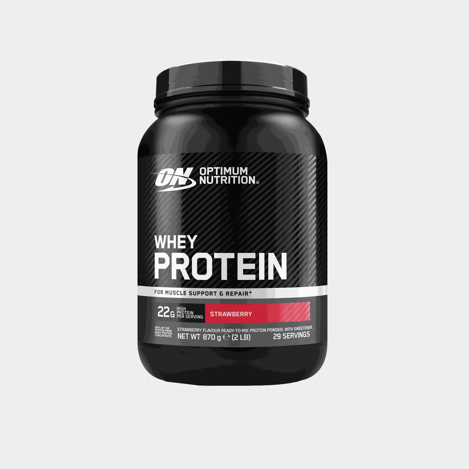 Whey Strawberry, proteinpulver - full image 2