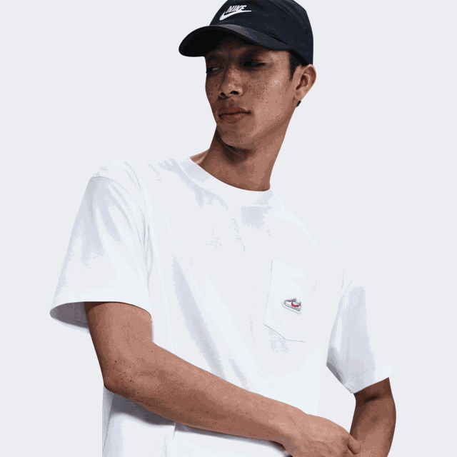 U Nsw Tee M90 Snkr Ptch Pkt 2, t-shirt, herr - Fritids-T-Shirt