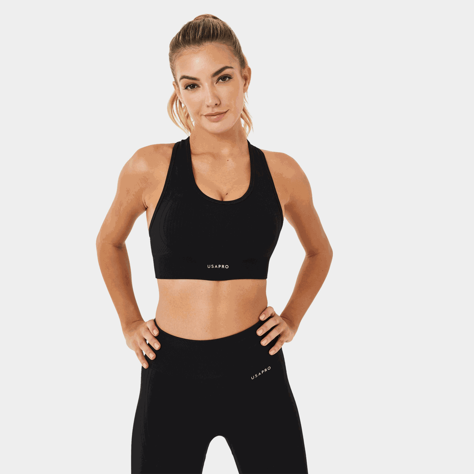 Seamless Crop Bra, sport-bh, dam - full image 1