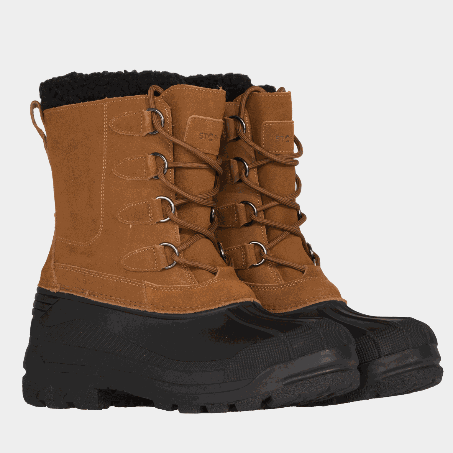 Utsjoki Wool Leather Winter Boot, vinterkängor - full image 1