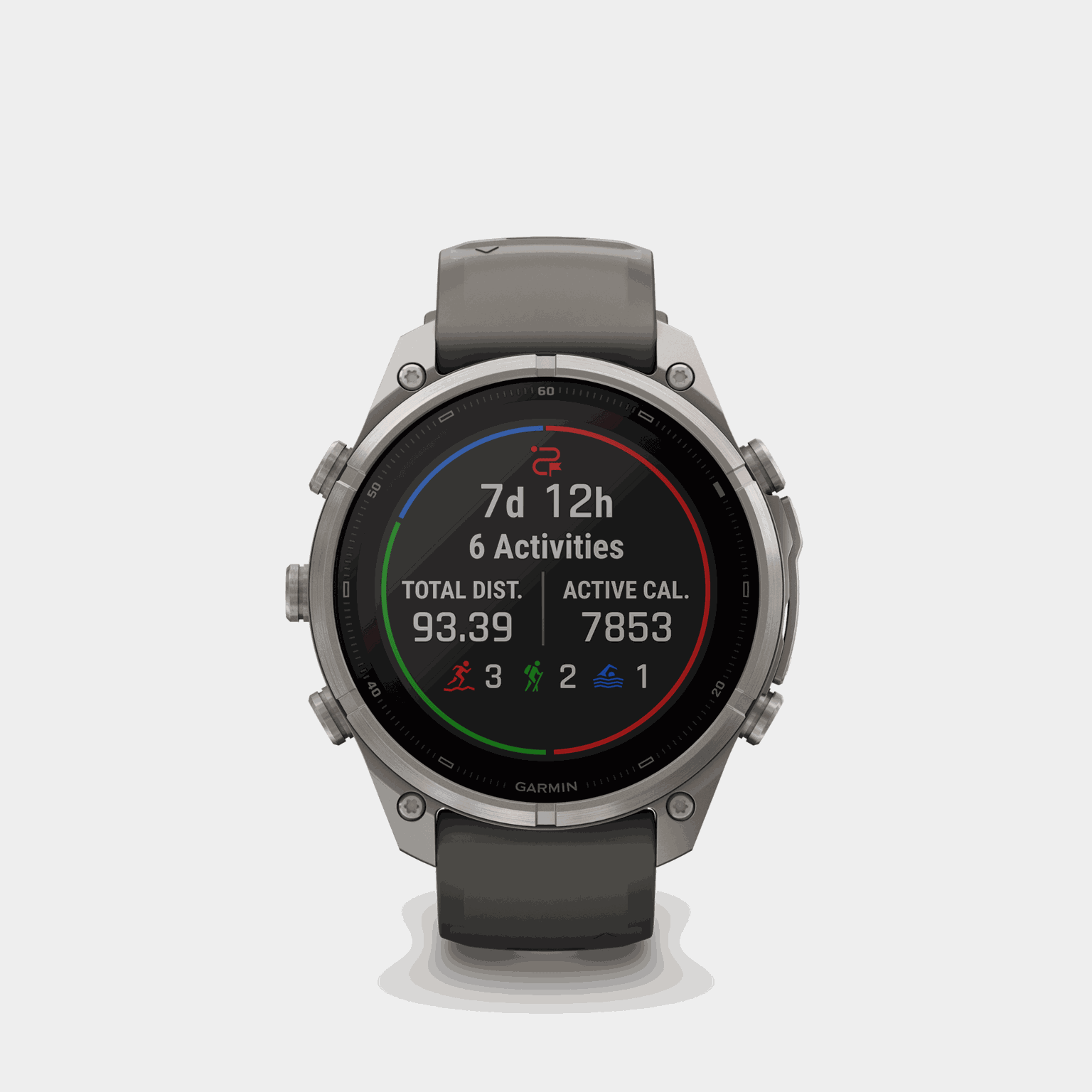 fenix 9 Pro Solar 47mm Titanium, smartklocka - full image 1