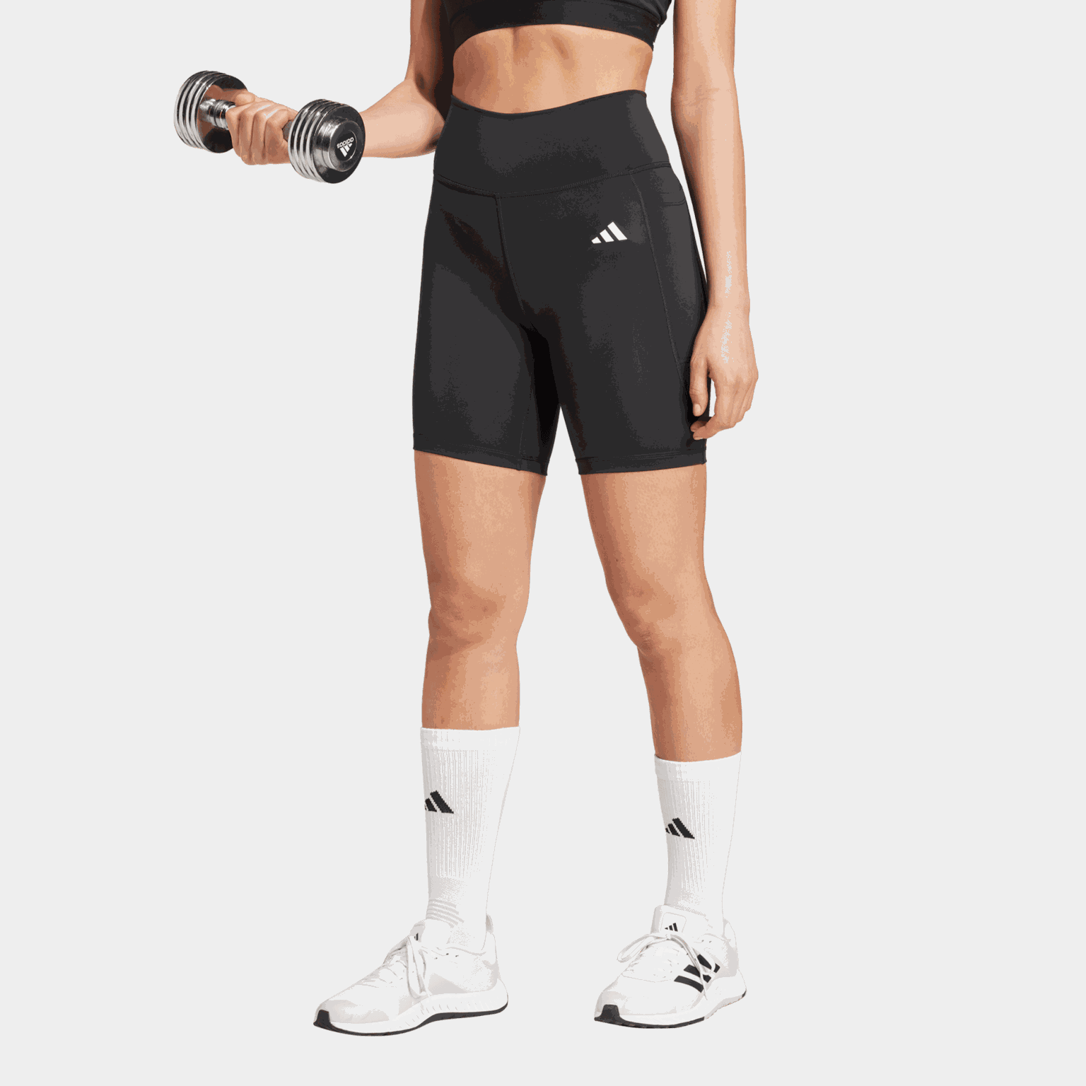Optime Essentials Stash Pocket 7-Inch Short Leggings, träningsshorts, dam - full image 1