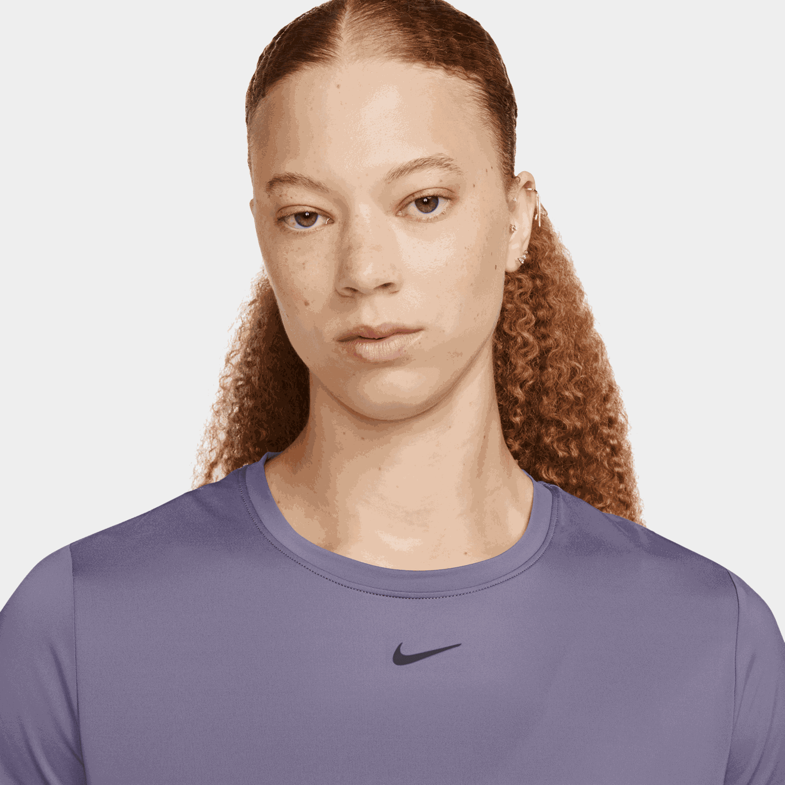 One Fitted Dri-FIT Short Sleeve Top, t-shirt, dam - full image 3