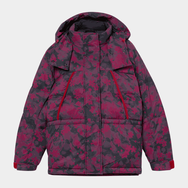 Rec Down Printed Jkt, dunjacka, dam - Vinterjackor